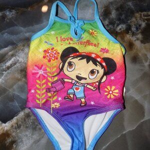 Nick Jr Ni Hao, Kai-lan I LOVE BUTTERFLIES 1 PC Swimsuit Size 18 Months NEW